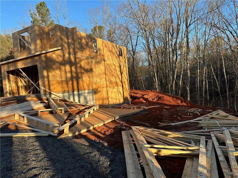 In-progress construction of a new home in , Braselton, GA (Image 10).