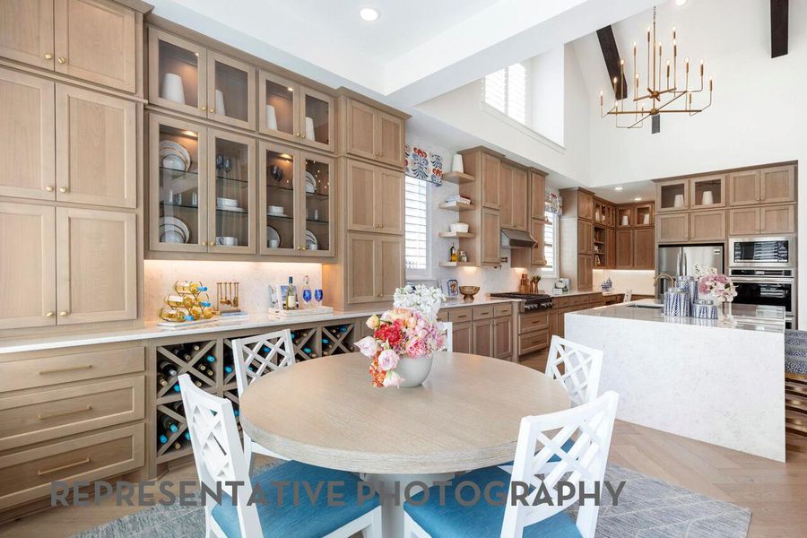 Furnished interior view inside a new home in Santa Rita Ranch, Liberty Hill (Image 18).