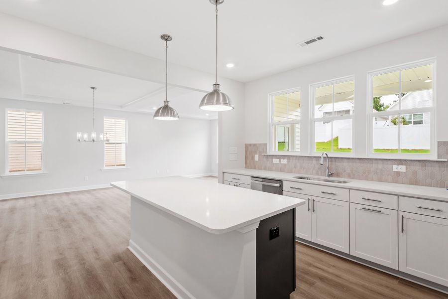 Furnished interior view inside a new home in Renaissance at White Oak, Garner (Image 9). Furnished interior view inside a new home in Renaissance at White Oak, Garner (Image 9).