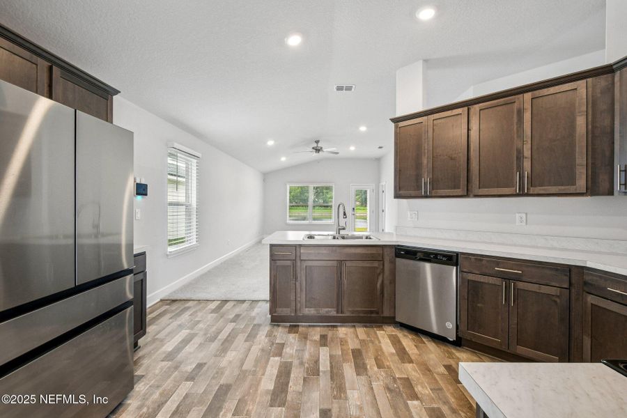 Furnished interior view inside a new home in , Jacksonville (Image 11). Furnished interior view inside a new home in , Jacksonville (Image 11).