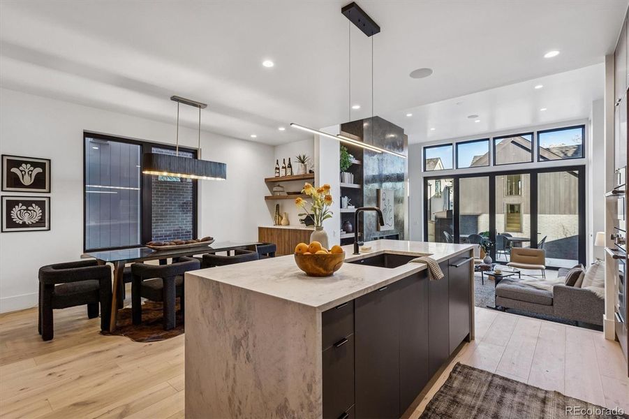 Furnished interior view inside a new home in , Denver (Image 12).