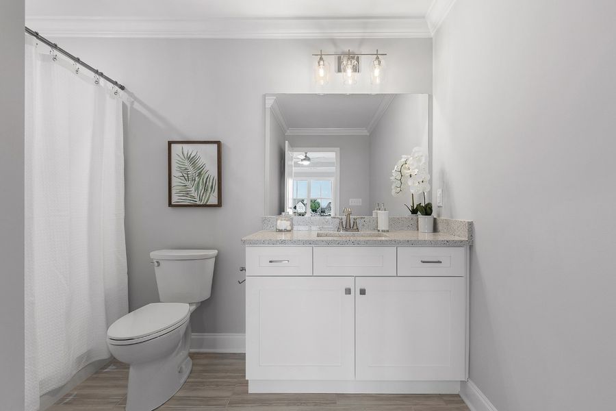 Furnished interior in a model home at The Abaco in Cleveland (Image 16).