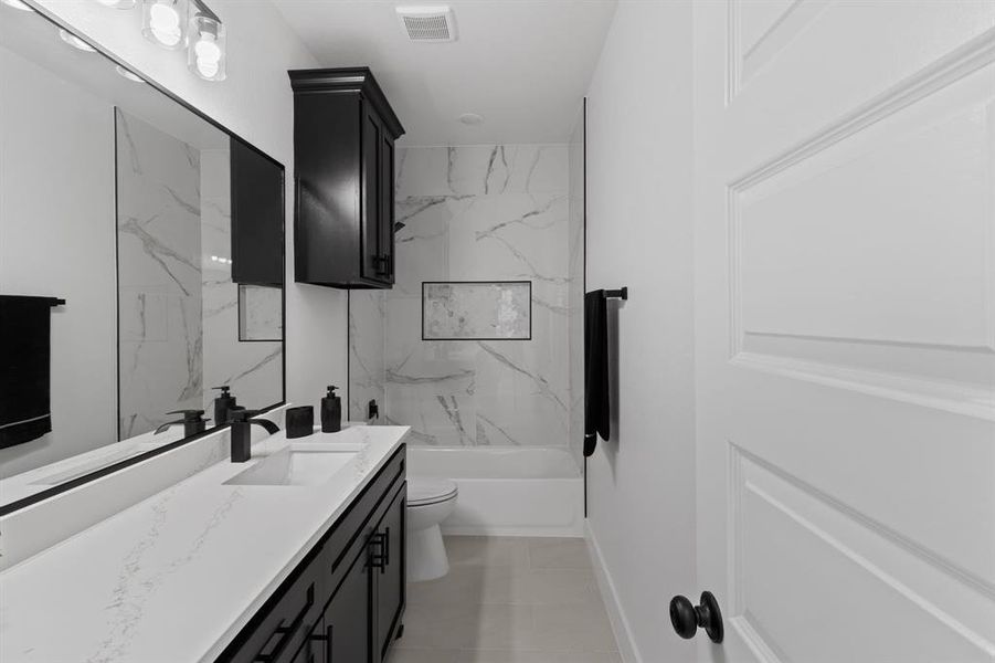 Furnished interior view inside a new home in , Fort Worth (Image 16).