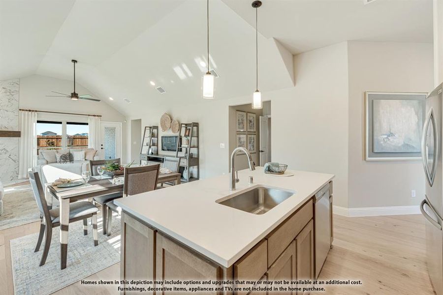 Furnished interior view inside a new home in Anderson Crossing, Trenton (Image 12).