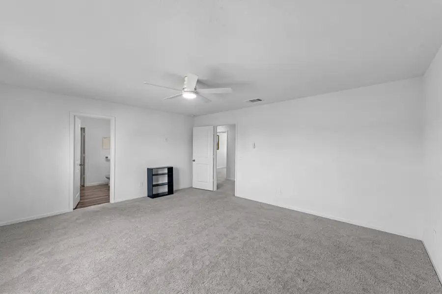 Primary bedroom is quite large at 17' x 15'