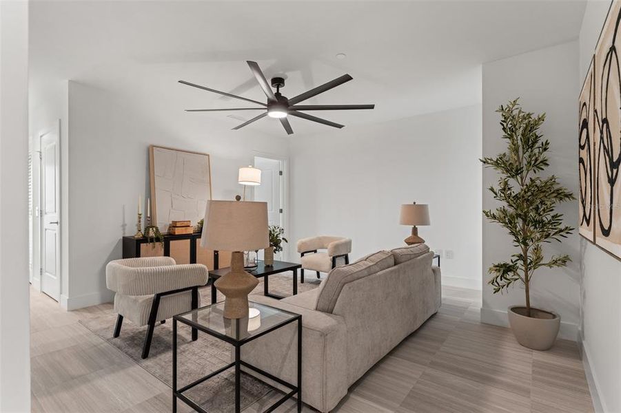 Furnished interior view inside a new home in , Tampa (Image 47).