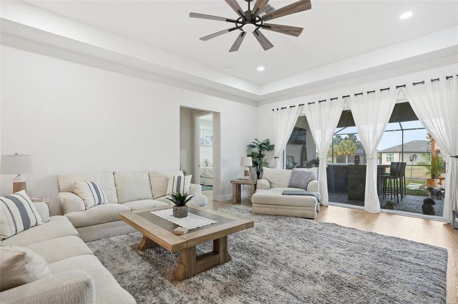 Furnished interior view inside a new home in , Weeki Wachee (Image 17).