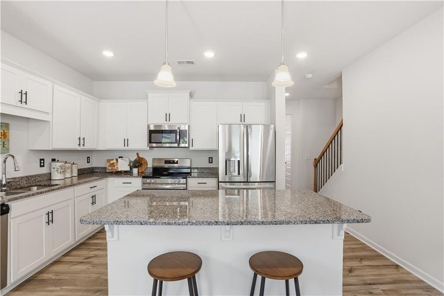 Furnished interior view inside a new home in , Cartersville (Image 10).