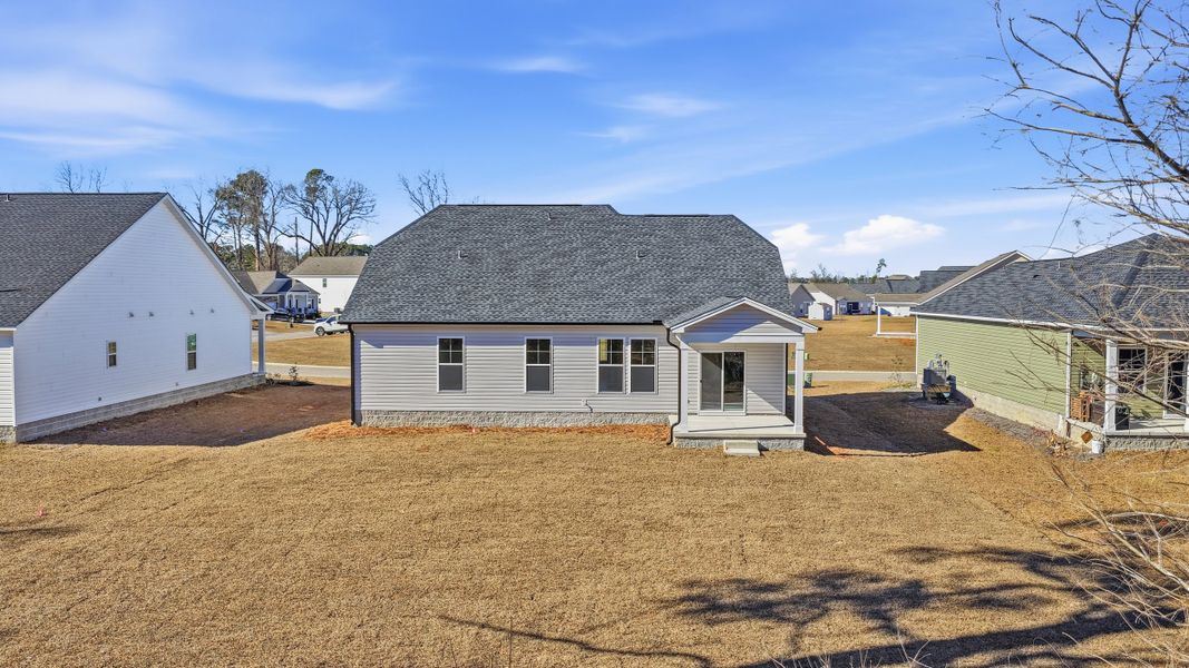 Representative exterior details of a home built from the Montague II by Great Southern Homes in Oak Hollow, Longs (Image 28).