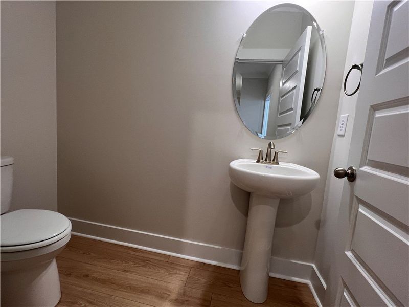 Powder Room for guests.
