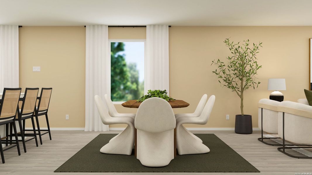Furnished interior view inside a new home in Kyndwood, New Braunfels (Image 13).