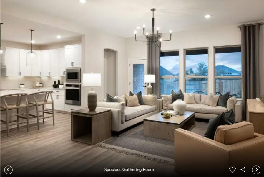 Interior photos- Photo of Pulte model home with same floor plan, not of actual home listed.