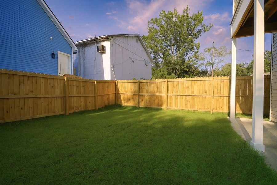 Exterior details and patio area of a home in , North Charleston (Image 19).