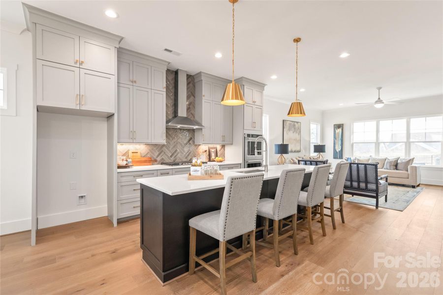 Furnished interior view inside a new home in , Davidson (Image 33).