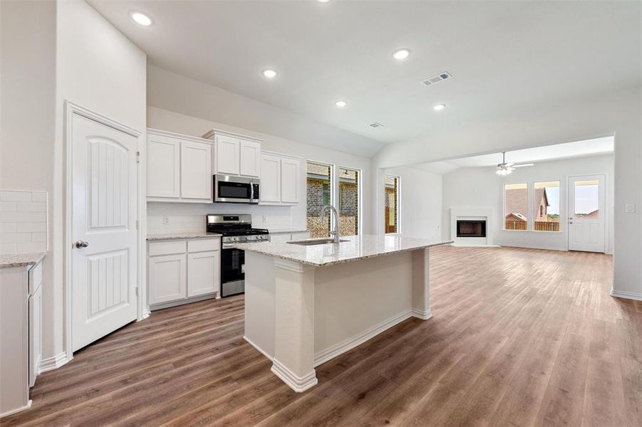 Furnished interior view inside a new home in Liberty Pointe, Gainesville (Image 12). Furnished interior view inside a new home in Liberty Pointe, Gainesville (Image 12).