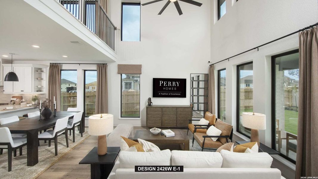 Furnished interior view inside a new home in Arcadia Ridge, San Antonio (Image 5).