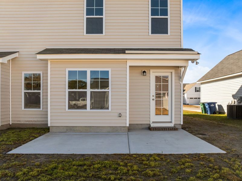 Exterior details and patio area of a home in Arbor Hills South, Greenville (Image 23).