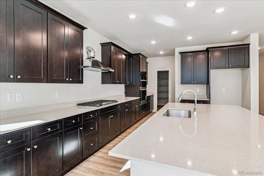 Furnished interior view inside a new home in Floret Collection at Alder Creek, Parker (Image 12).