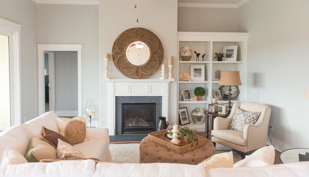 Representative furnished interior of a home built from the Bedford by Bill Clark Homes in Sidbury Landing, Wilmington (Image 7). Representative furnished interior of a home built from the Bedford by Bill Clark Homes in Sidbury Landing, Wilmington (Image 7).