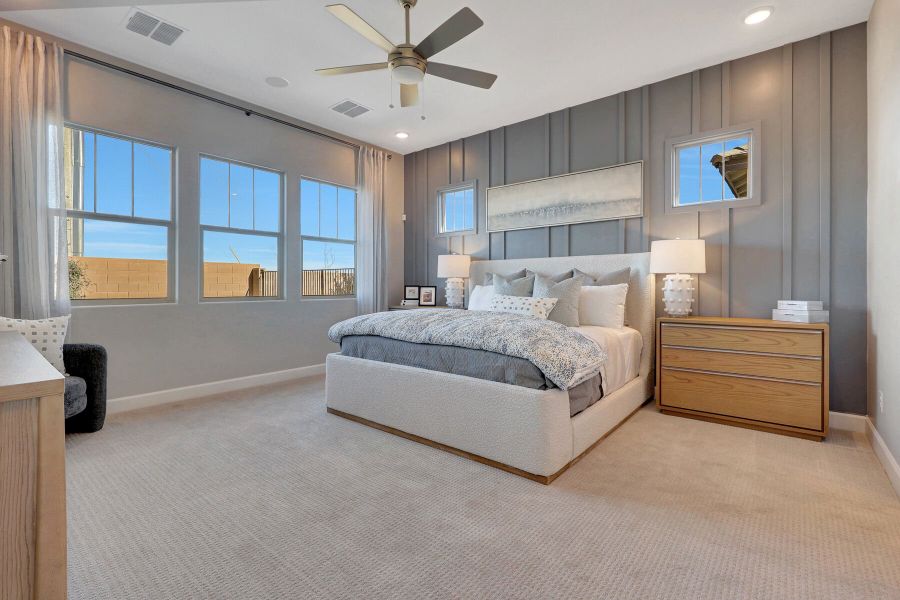 Representative furnished interior of a home built from the Violet by Mattamy Homes in White Tank Vistas, Waddell (Image 32).