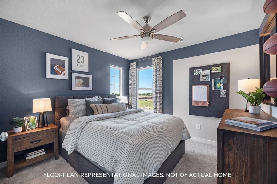 Furnished interior view inside a new home in Moran Ranch, Willis (Image 11). Furnished interior view inside a new home in Moran Ranch, Willis (Image 11).