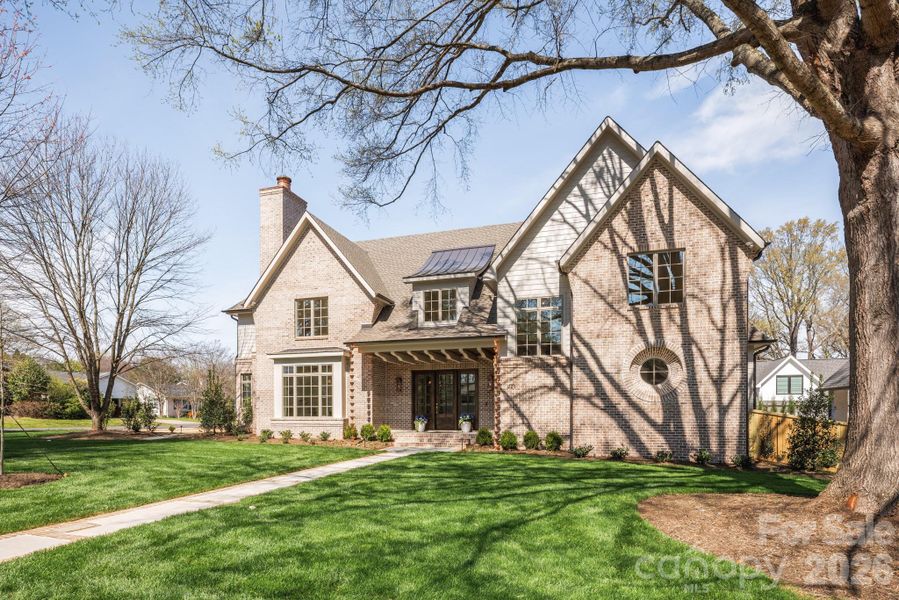 Front exterior of a new home in , Charlotte, NC, highlighting curb appeal (Image 23).