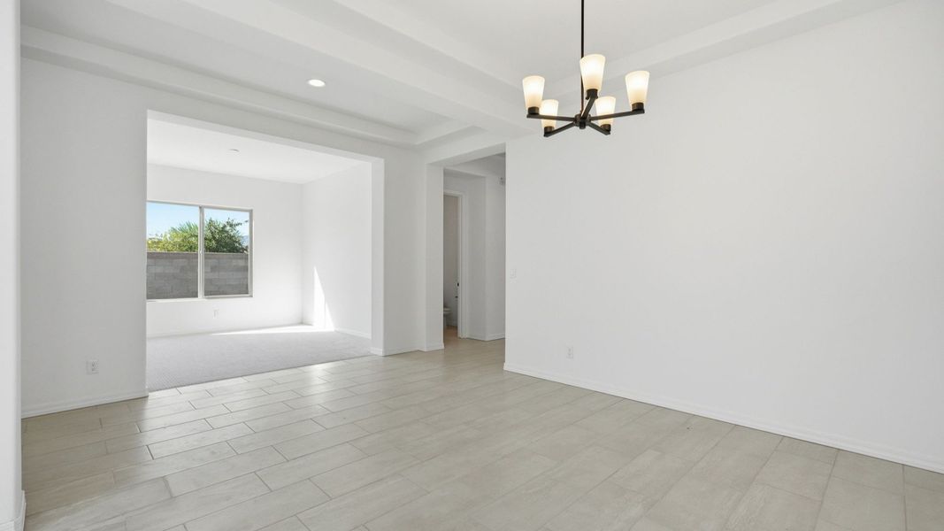 Furnished interior view inside a new home in Arroyo Seco - Palazzo, Buckeye (Image 18).