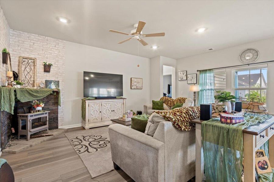 Furnished interior view inside a new home in Horizons at Summers Corner | 55+, Summerville (Image 6).