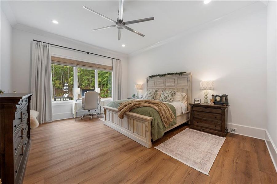 Furnished interior view inside a new home in , Alpharetta (Image 75).