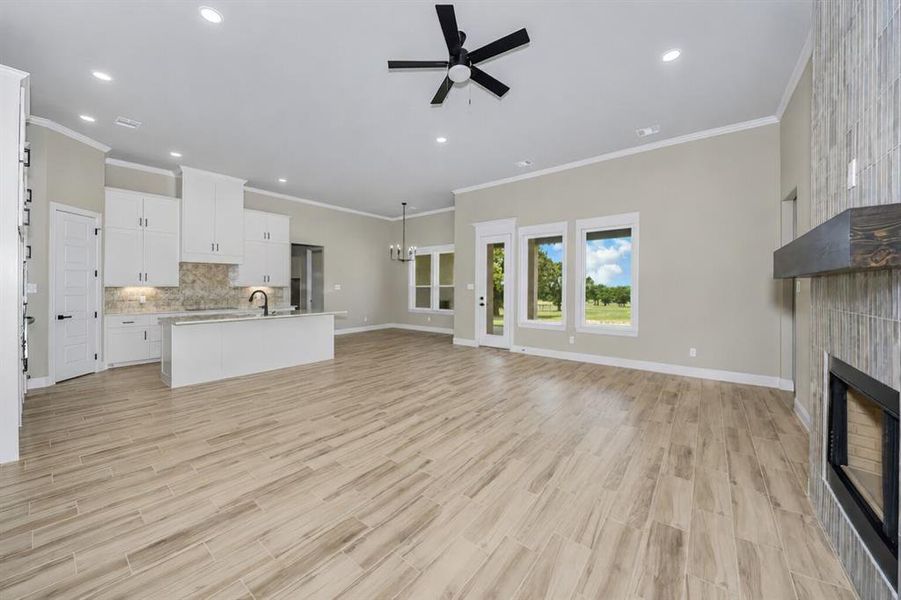 Spacious, unfurnished interior of a new home in , Poolville (Image 29).