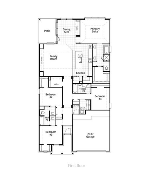 2D floor plan layout for the Brent Plan by Highland Homes in Monterra: 50ft. lots, Rockwall, TX (Image 3). 2D floor plan layout for the Brent Plan by Highland Homes in Monterra: 50ft. lots, Rockwall, TX (Image 3).