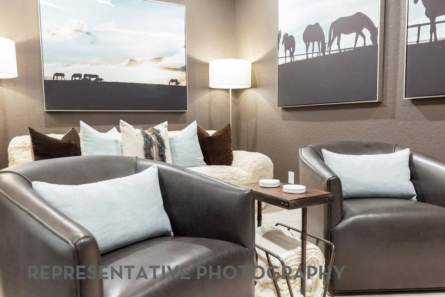 Furnished interior view inside a new home in Midline, Webster (Image 33).