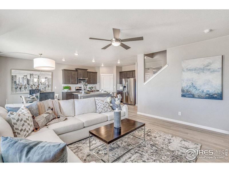 Furnished interior view inside a new home in Hansen Farm, Fort Collins (Image 6).