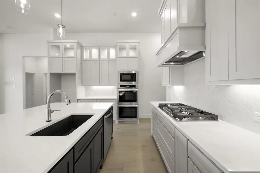 Furnished interior view inside a new home in High Country, Burleson (Image 10).