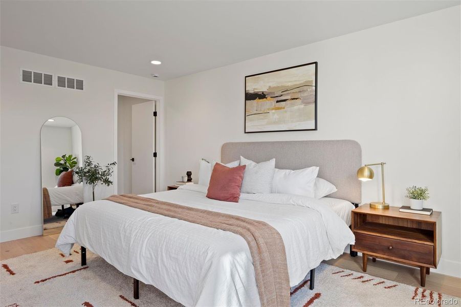 Furnished interior view inside a new home in , Denver (Image 44).