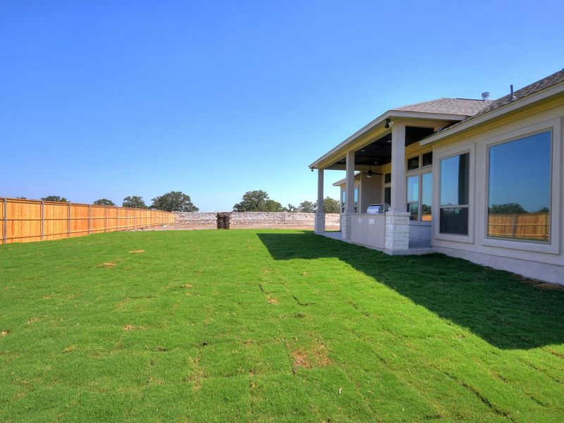 Representative exterior details of a home built from the Siena III by Giddens Homes in Clearwater Ranch, Liberty Hill (Image 62).