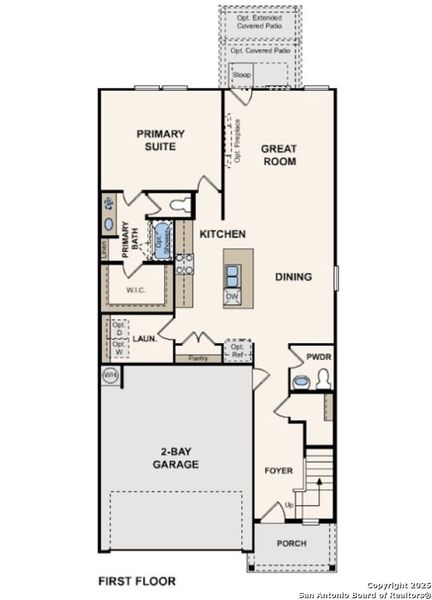 2D floor plan layout of this home in Senna, Leon Valley, TX (Image 4).
