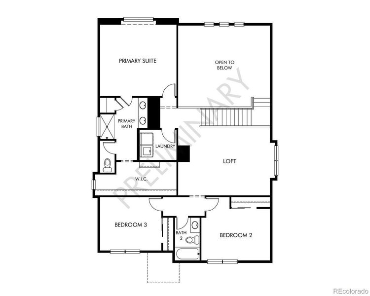 2D floor plan layout of this home in , Commerce City, CO (Image 4).