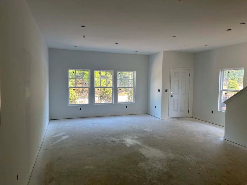 Family Room Construction Progress