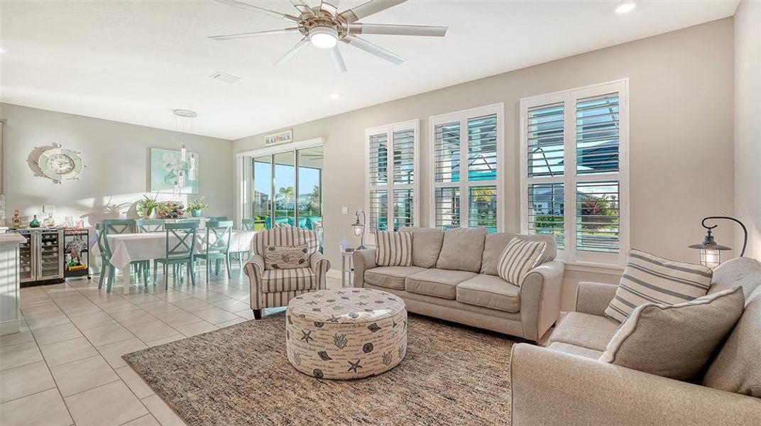 Furnished interior view inside a new home in Star Farms at Lakewood Ranch, Bradenton (Image 14).