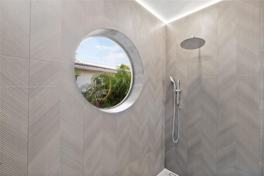 Close-up of interior finishes inside a home in , Miami Beach (Image 19). Close-up of interior finishes inside a home in , Miami Beach (Image 19).