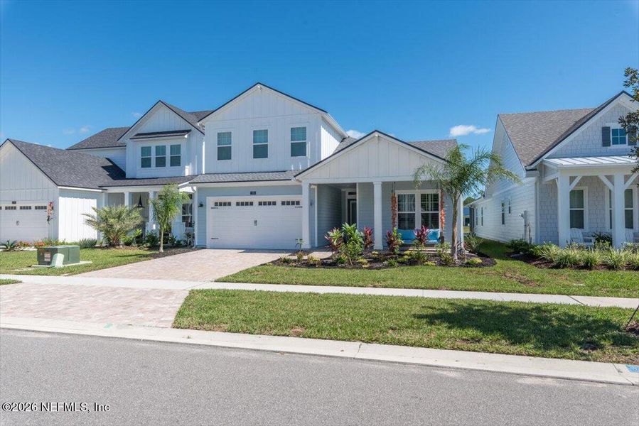 Front exterior of a new home in , Ponte Vedra, FL, highlighting curb appeal (Image 2). Front exterior of a new home in , Ponte Vedra, FL, highlighting curb appeal (Image 2).