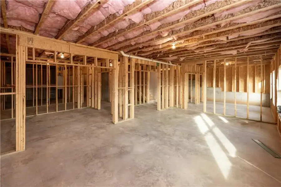 In-progress construction of a new home in Aberdeen, Hoschton, GA (Image 69).