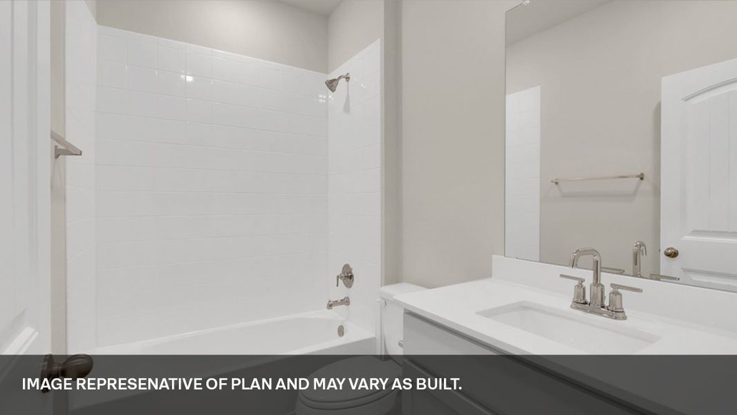 Close-up of interior finishes inside a home in Trails at Wildhorse, Austin (Image 11).