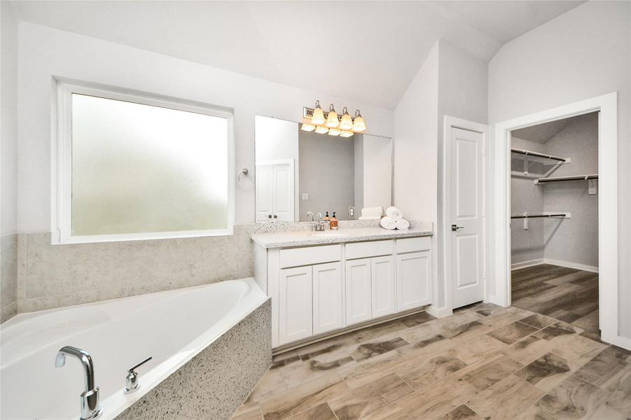Furnished interior view inside a new home in Elm Estates, Angleton (Image 8).