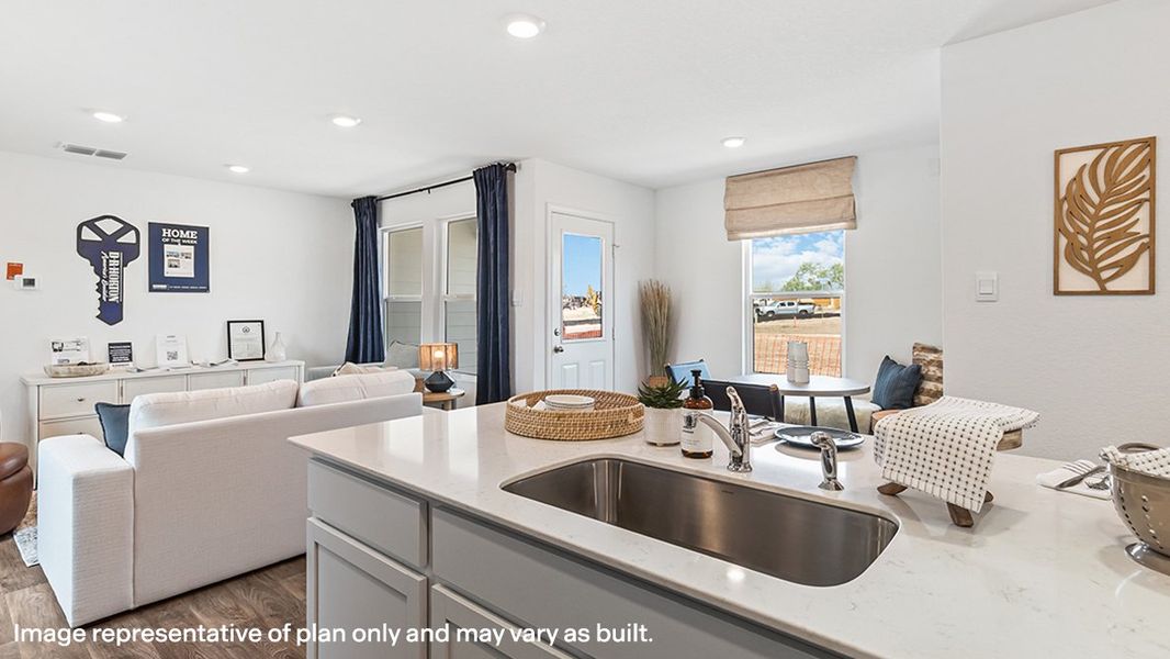 Representative furnished interior of a home built from the The Wyeth by D.R. Horton in Sonora, San Antonio (Image 7).