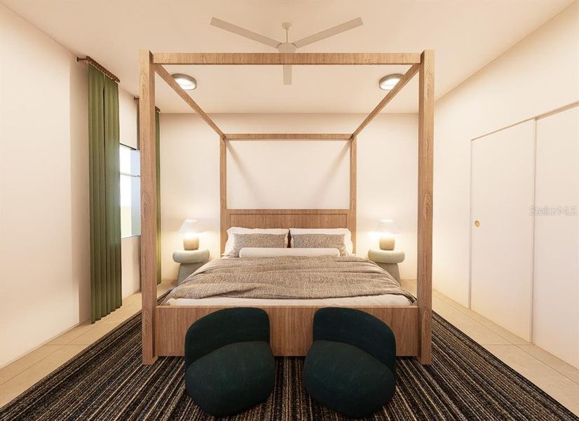 Furnished interior view inside a new home in , Sarasota (Image 17).