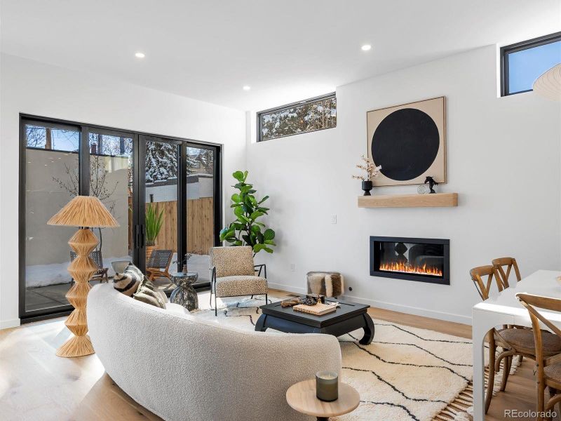 Furnished interior view inside a new home in , Denver (Image 15).