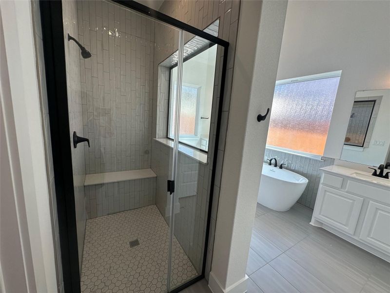 Walk-in shower in Primary Bath - Representative Photo