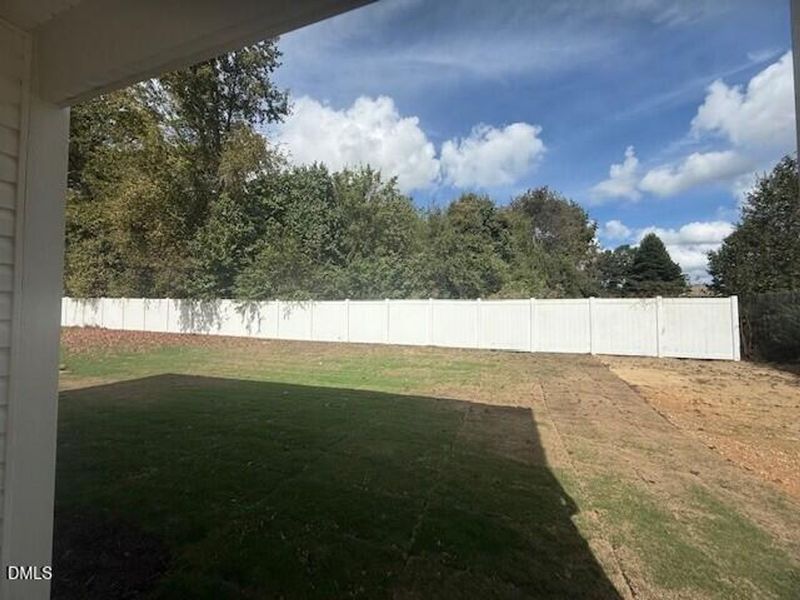 Exterior details and patio area of a home in Gregory Village, Lillington (Image 3). Exterior details and patio area of a home in Gregory Village, Lillington (Image 3).